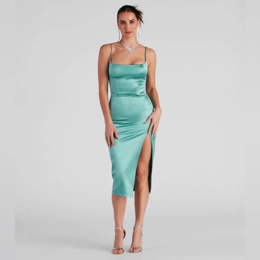 Windsor satin beautiful dress NWT